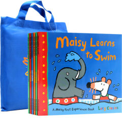 小鼠波波节日礼袋6册套装Maisy Holiday儿童绘本Maisy Swimbag goes camping廖彩杏书单