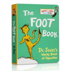 苏斯博士系列 The Foot Book 进口原版  儿童启蒙 反义词学习