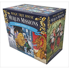 神奇树屋 英文原版 进阶版 梅林的任务 Magic Tree House Merlin Missions 进口原版章节书 25册套装 小学课外阅读