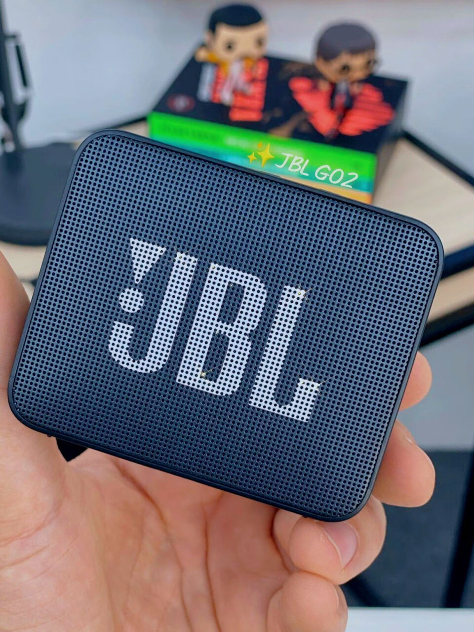 JBL GO3 音乐金砖三代 便携式蓝牙音箱 低音炮 户外音箱 迷你小音响 极速充电长续航 防水防尘设计 蓝拼粉色,第2张
