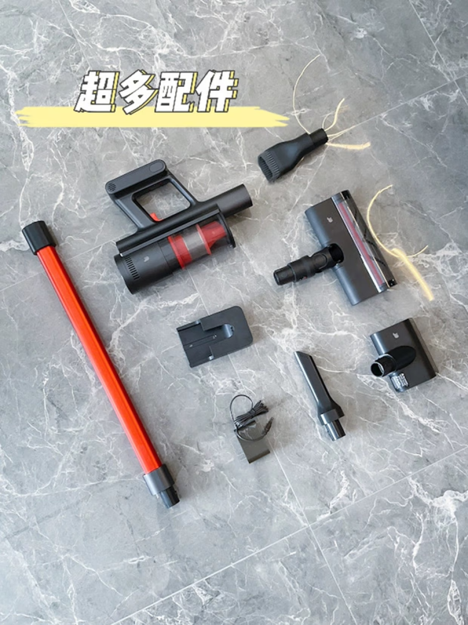 顺造手持无线吸尘器家用小体型大吸力高效除螨 防缠绕自动断发 一键倒尘母婴 宠物家庭适用4刷头Z11Max,第5张