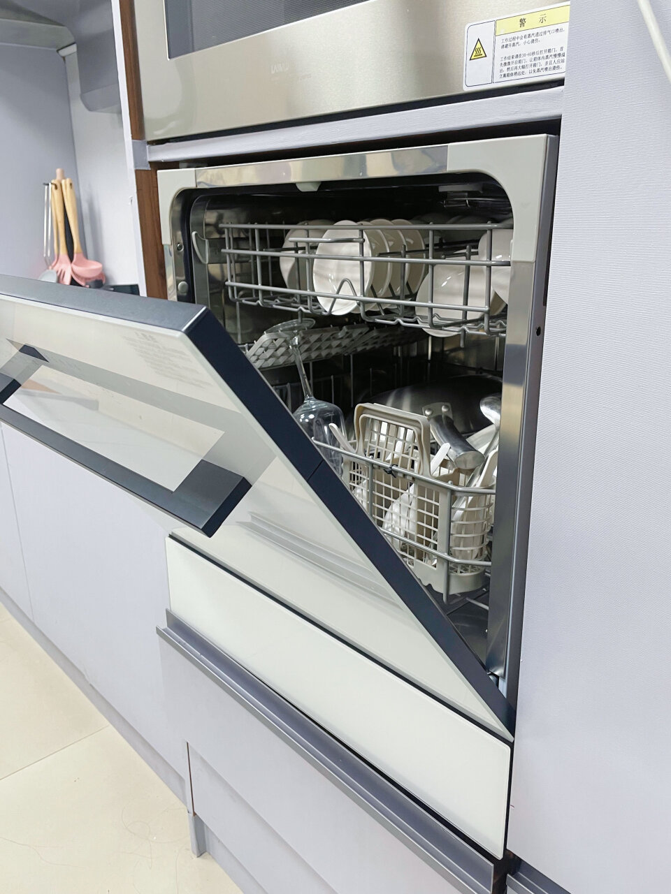 德国莱梅德（LAIMD）洗碗机 嵌入式洗碗机10套 台式家用洗碗机 智能除菌烘干 WQP10-Q02 10套洗碗机,第4张