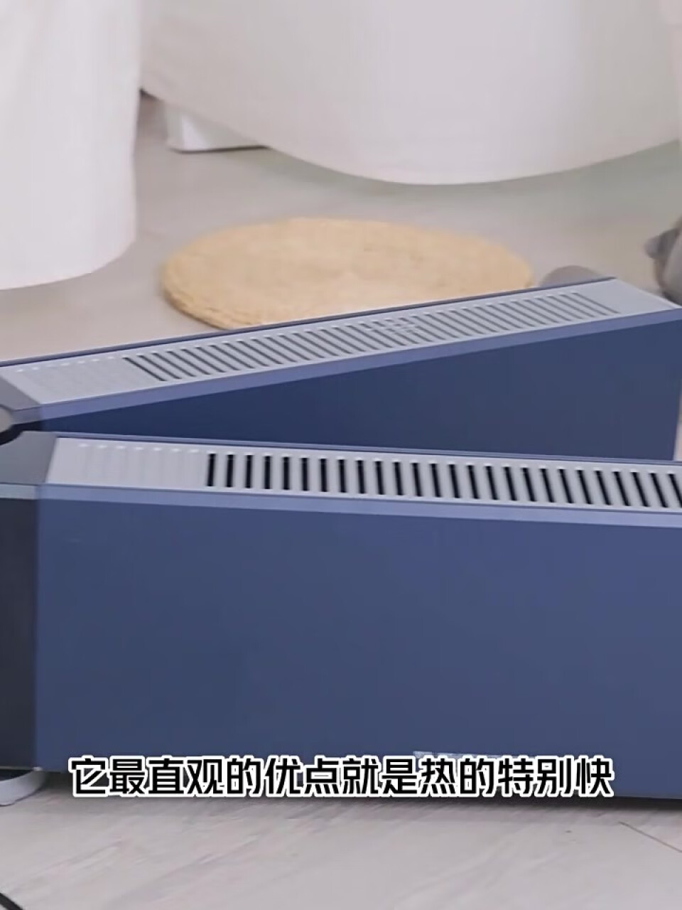 美的（Midea）1.27米可折叠石墨烯取暖器电暖器电暖气片家用WIFI智能移动地暖踢脚线浴室取暖器HDW22EVA,第5张