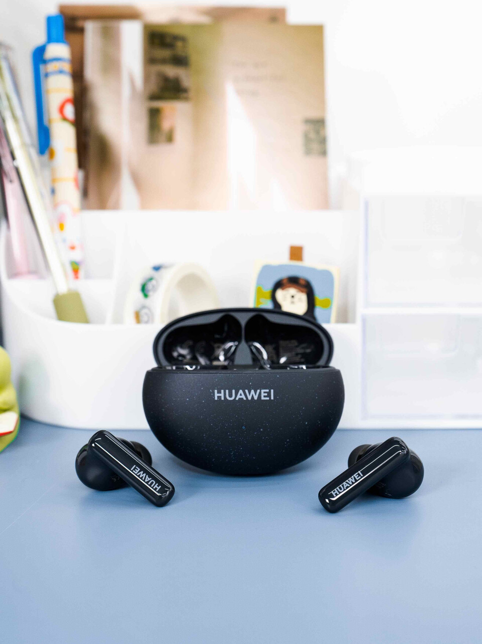 华为HUAWEI FreeBuds 5i 真无线蓝牙耳机主动降噪 入耳式耳机双重混合降噪 双连接版蓝牙耳机 陶瓷白,第4张