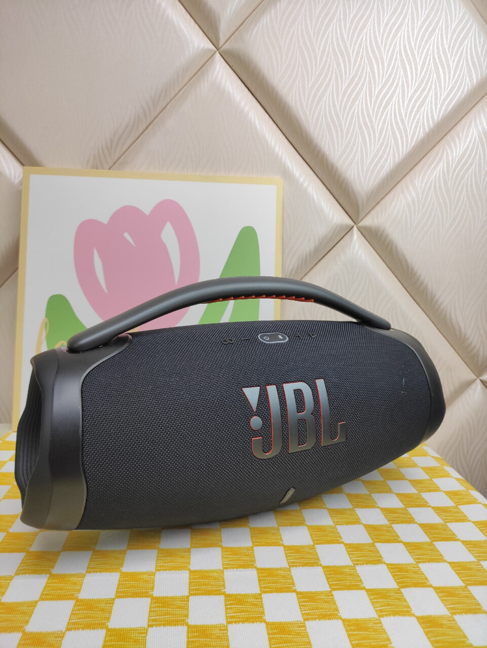 JBL BOOMBOX3 音乐战神三代3代便携式蓝牙音箱 低音炮 户外音箱 IP67防尘防水 Hifi音质 桌面音响 黑色,第2张