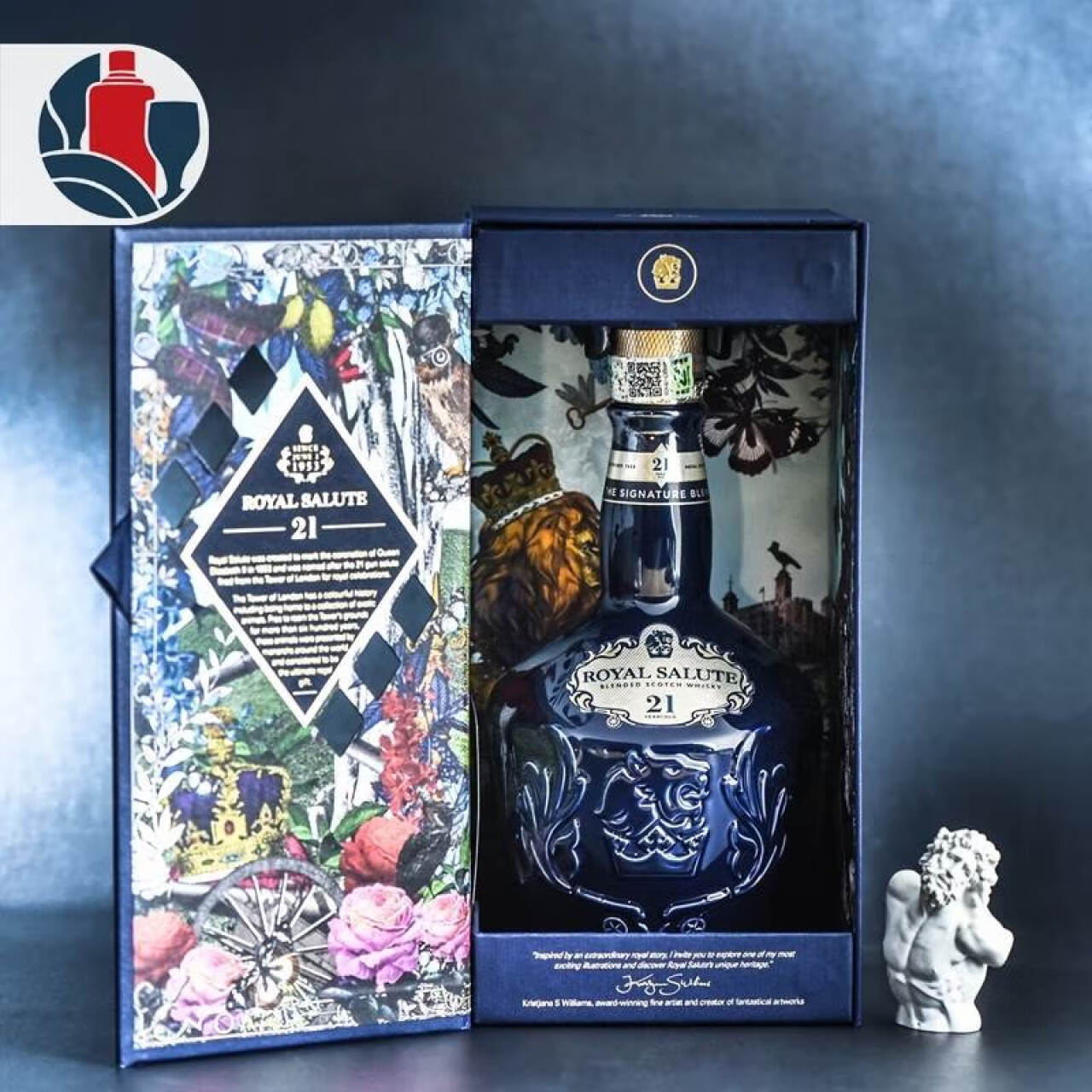 皇家礼炮（Royal Salute）21年 苏格兰 调和型 威士忌 洋酒 500ml(皇家礼炮royal salute皇家礼炮21年),第3张