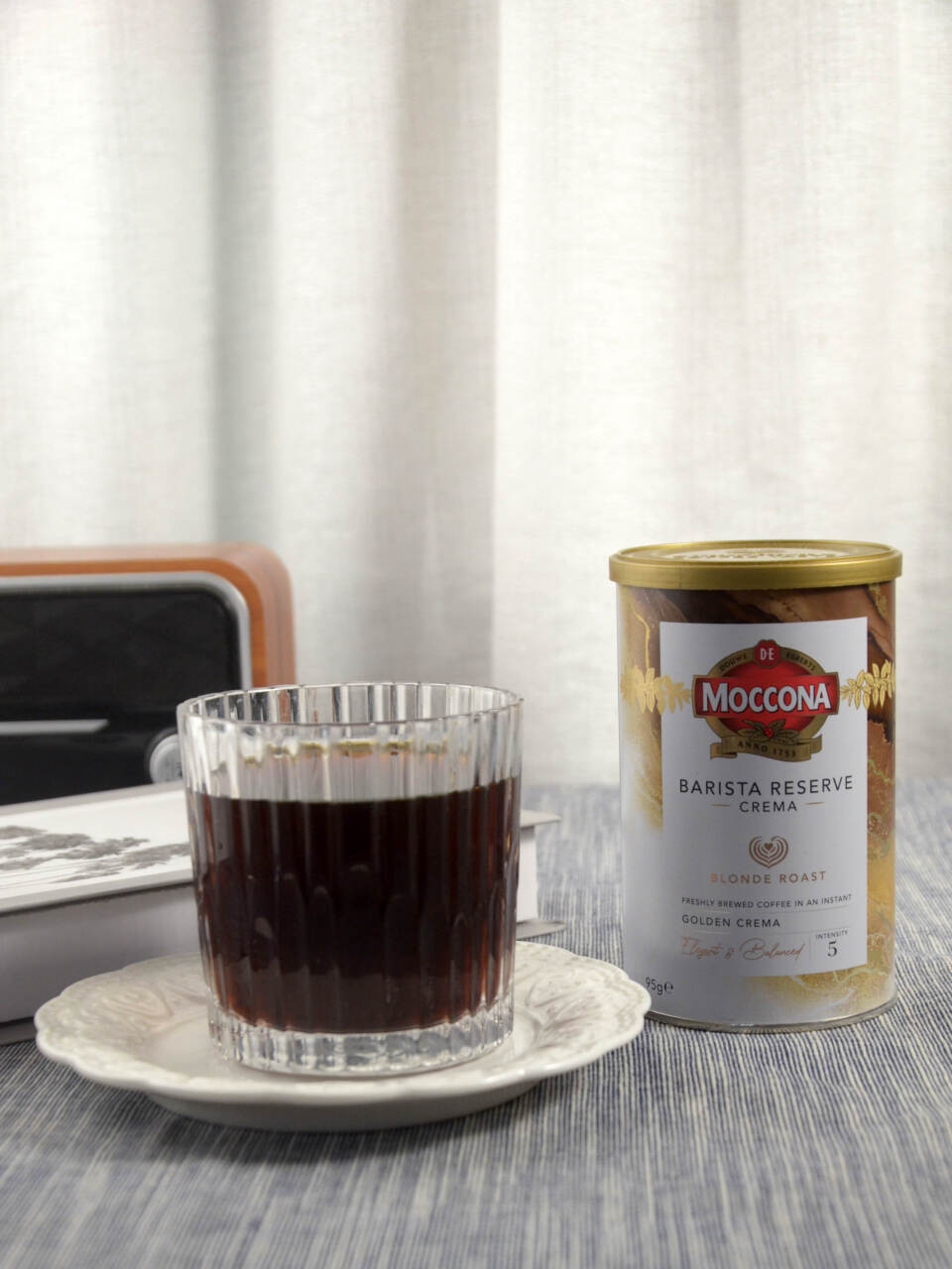 摩可纳 Moccona 荷兰进口 蔡徐坤同款 进口咖啡师系列经典浓盈7号速溶黑咖啡微研磨咖啡粉95克罐,第4张