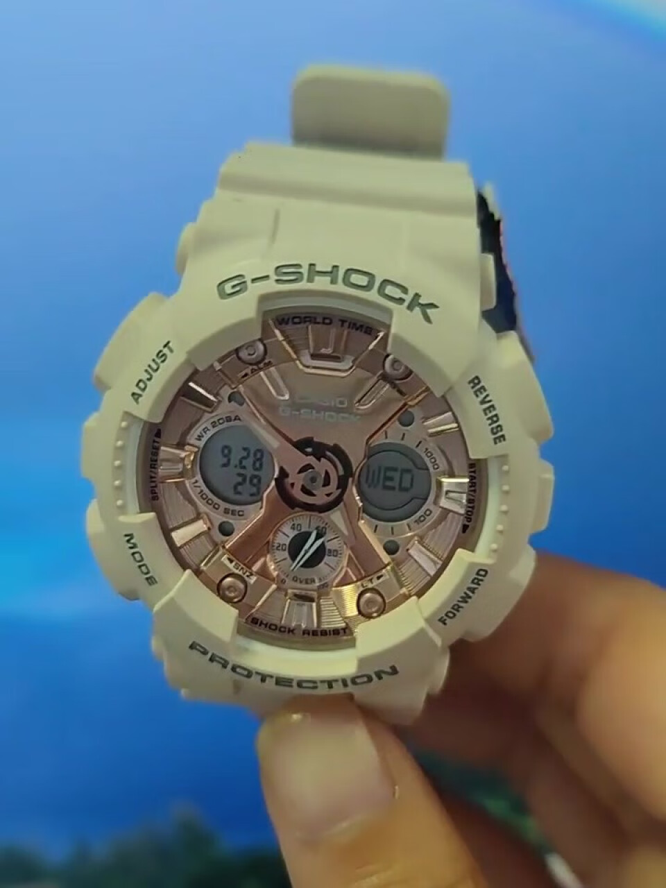 卡西欧（CASIO）手表G-SHOCK S SERIES系列运动男女手表 GMA-S120MF-7A2,第4张