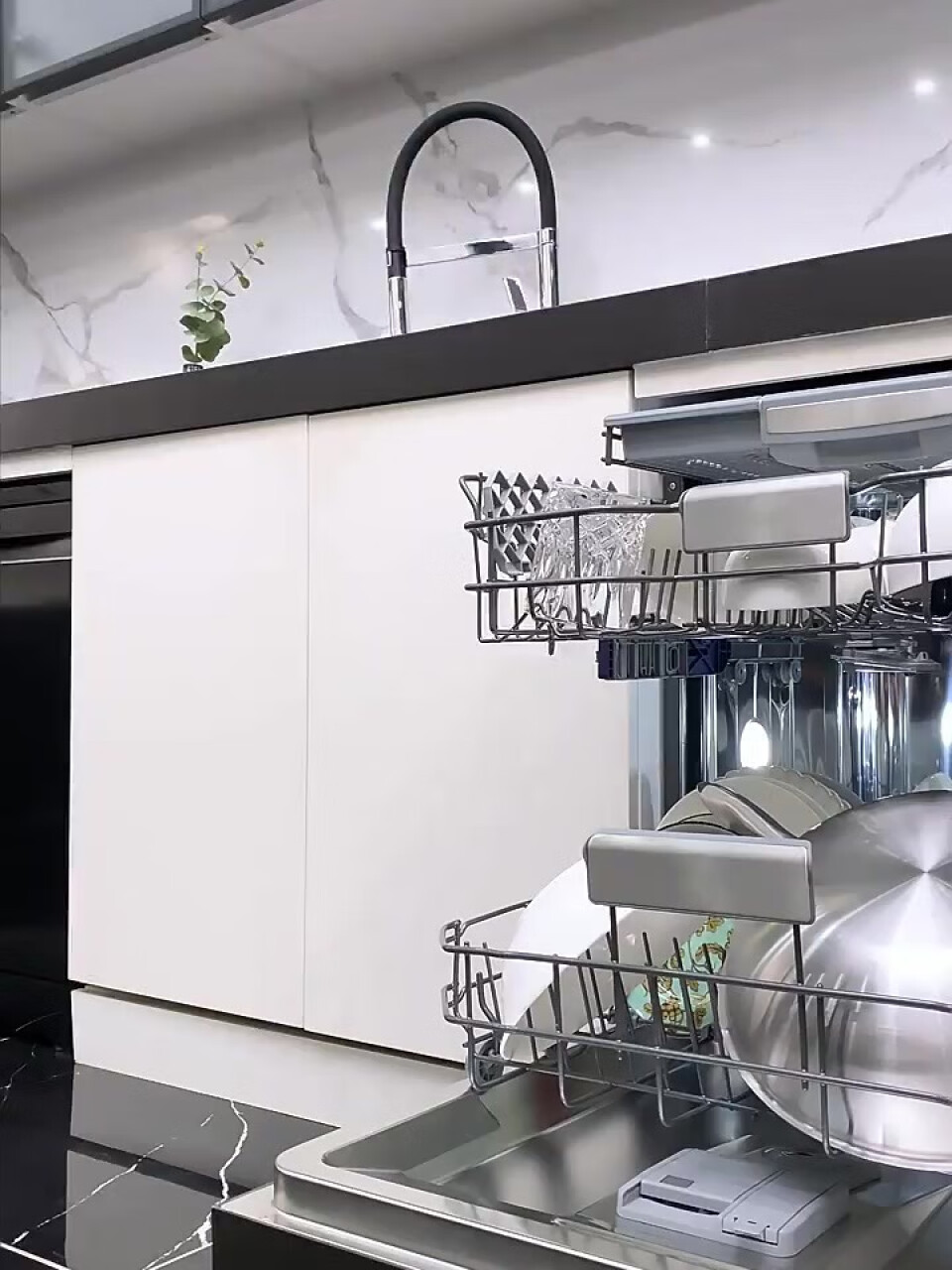 意大利daogrs W6原装进口洗碗机全自动家用智能15套嵌入式 黑色,第2张