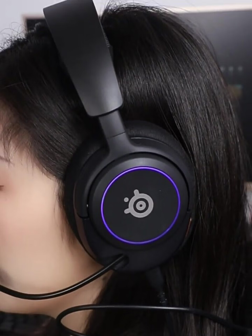 赛睿(Steelseries)寒冰新星3 Arctis Nova3头戴式游戏耳机 电竞耳机 AI主动降噪麦克风 RGB灯效 寒冰5升级款,第3张