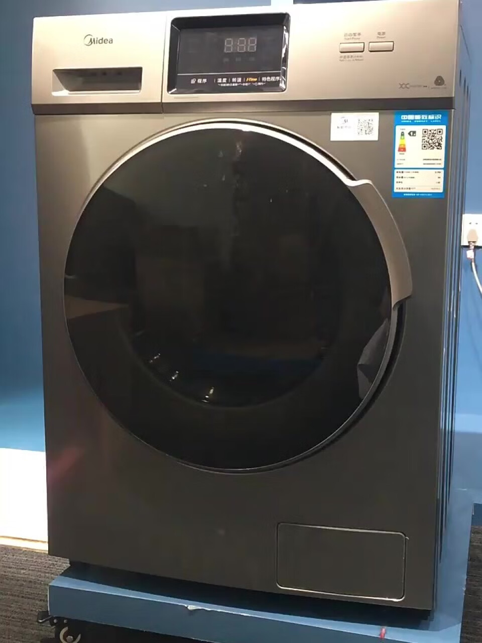 美的（Midea）滚筒洗衣机全自动 10公斤大容量 巴氏除菌洗 专业羽绒服洗 BLDC变频电机 MG100QY1 以旧换新(美的midea),第2张
