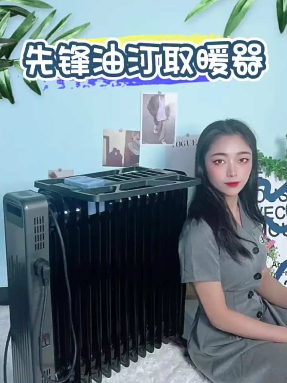 先锋(Singfun)取暖器电暖器电暖气片家用节能省电低噪13片大面积劲暖电热油汀DYT-Z9【大尺寸 热量足】,第2张