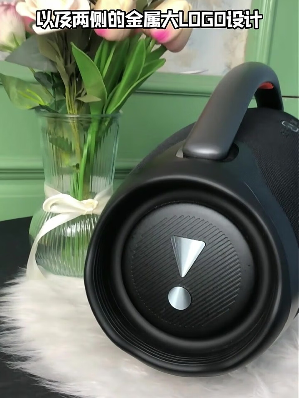 JBL BOOMBOX3 音乐战神三代3代便携式蓝牙音箱 低音炮 户外音箱 IP67防尘防水 Hifi音质 桌面音响 黑色,第4张