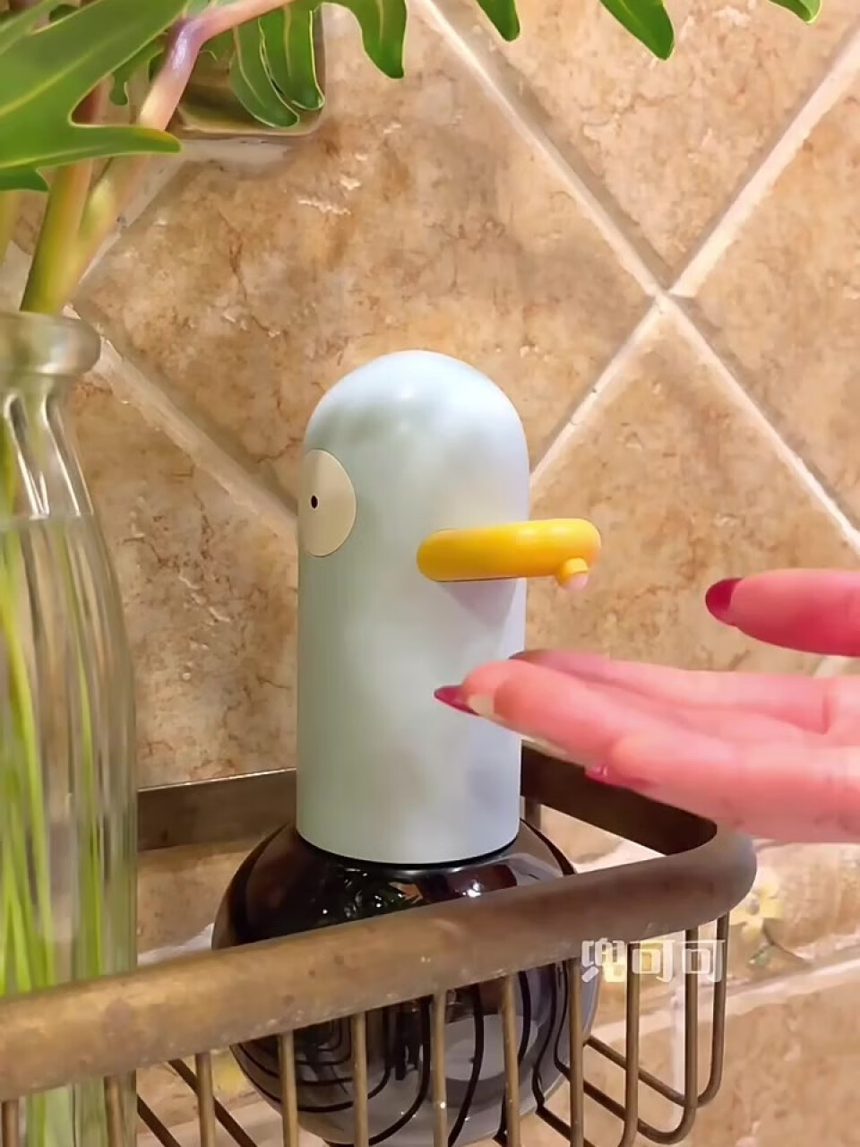 MUID 洗手鸭自动洗手液机套装 智能家用感应泡沫儿童洗手机植物精华卫生间抑菌洗手液 洗手鸭（裸机）,第3张