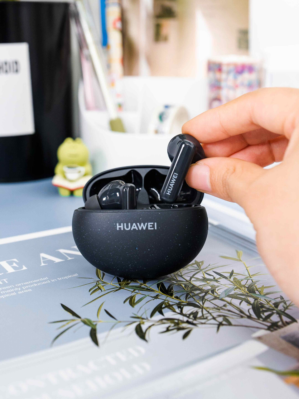 华为HUAWEI FreeBuds 5i 真无线蓝牙耳机主动降噪 入耳式耳机双重混合降噪 双连接版蓝牙耳机 陶瓷白,第5张