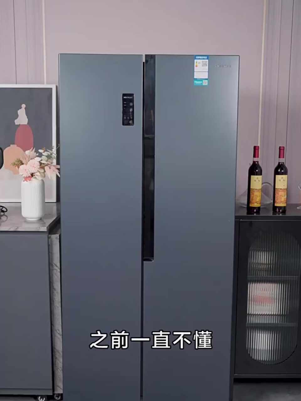 海信(Hisense)冰箱双开门对开门 家用超薄电冰箱嵌入式 451升风冷无霜BCD-451WFK1DPQ鲜域90°开门,第2张