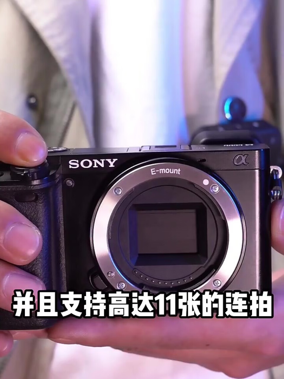 索尼（SONY）Alpha 6000 APS-C微单数码相机机身 黑色（约2430万有效像素 a6000）,第4张