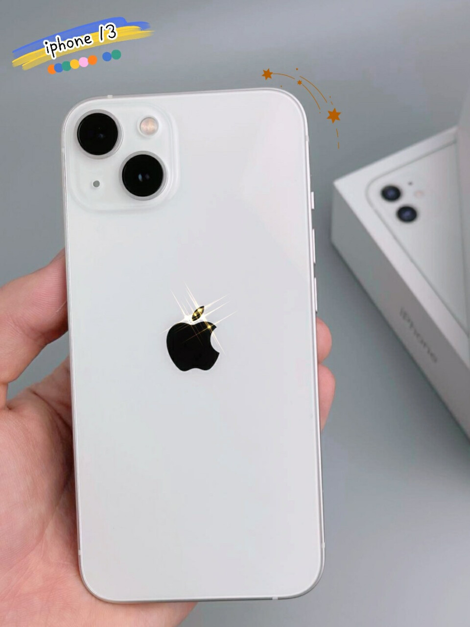 Apple iPhone 13 (A2634) 256GB 星光色 支持移动联通电信5G 双卡双待手机,第4张