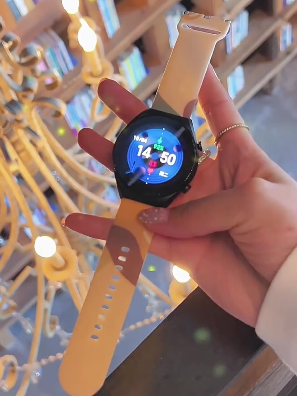 小米Xiaomi Watch S1 Pro 小米手表 S1 Pro 银色不锈钢表壳（真皮棕色表带）智能手表智能旋转表冠,第3张
