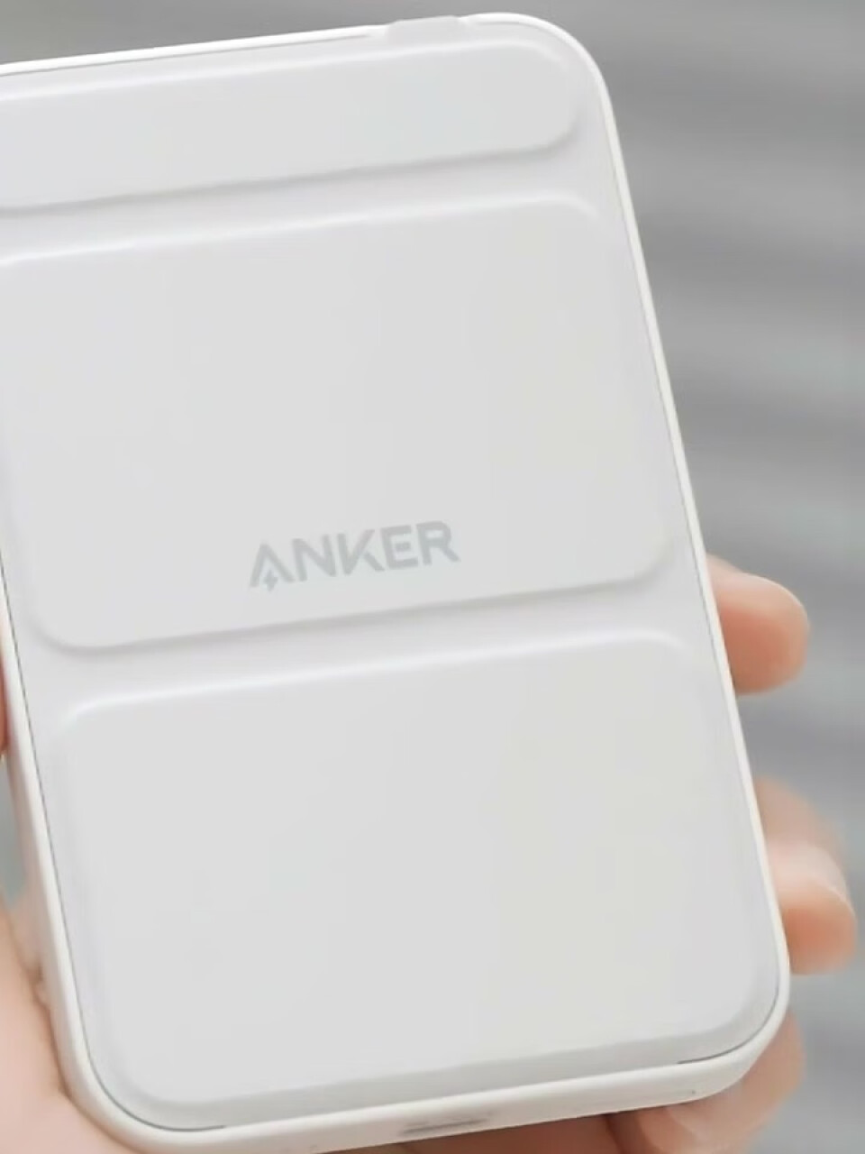 Anker安克 苹果磁吸充电宝magsafe便携 无线随身充电宝苹果专用自带Type-C线 适苹果iPhone141312 云石白,第5张