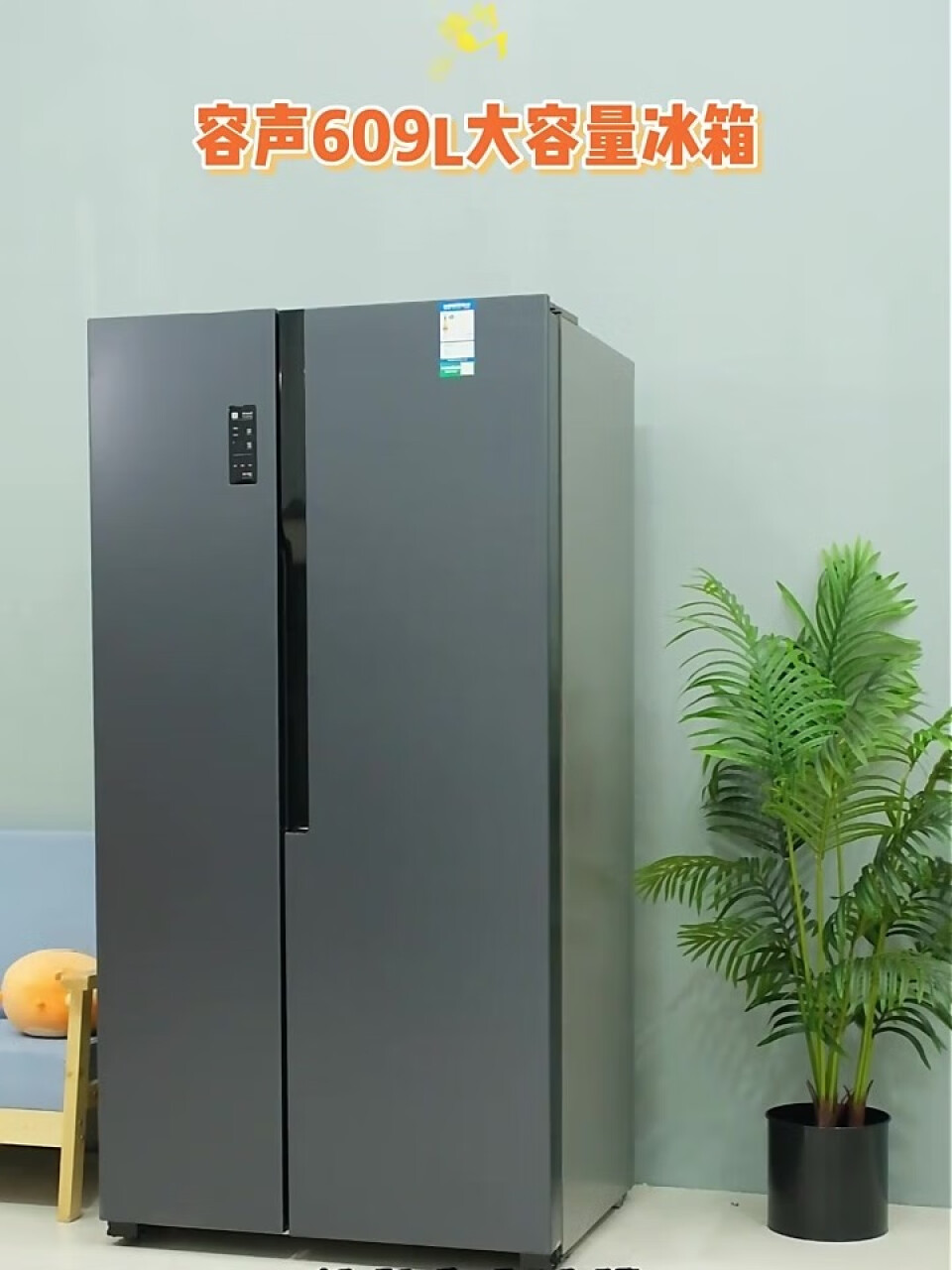 容声(Ronshen)【离子净味系列】609升变频一级能效对开门双开门冰箱家用无霜大容量BCD-609WD11HP离子除菌(容声(Ronshen)BCD-536WD18HP),第3张