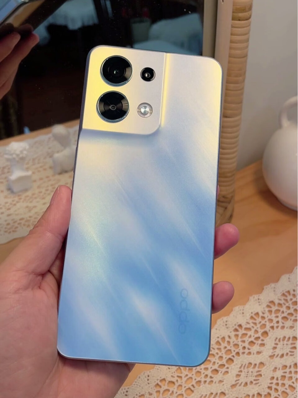 OPPO Reno8 8GB+256GB 晴空蓝 80W超级闪充5000万水光人像三摄 3200万前置索尼镜头 轻薄机身 5G手机,第4张