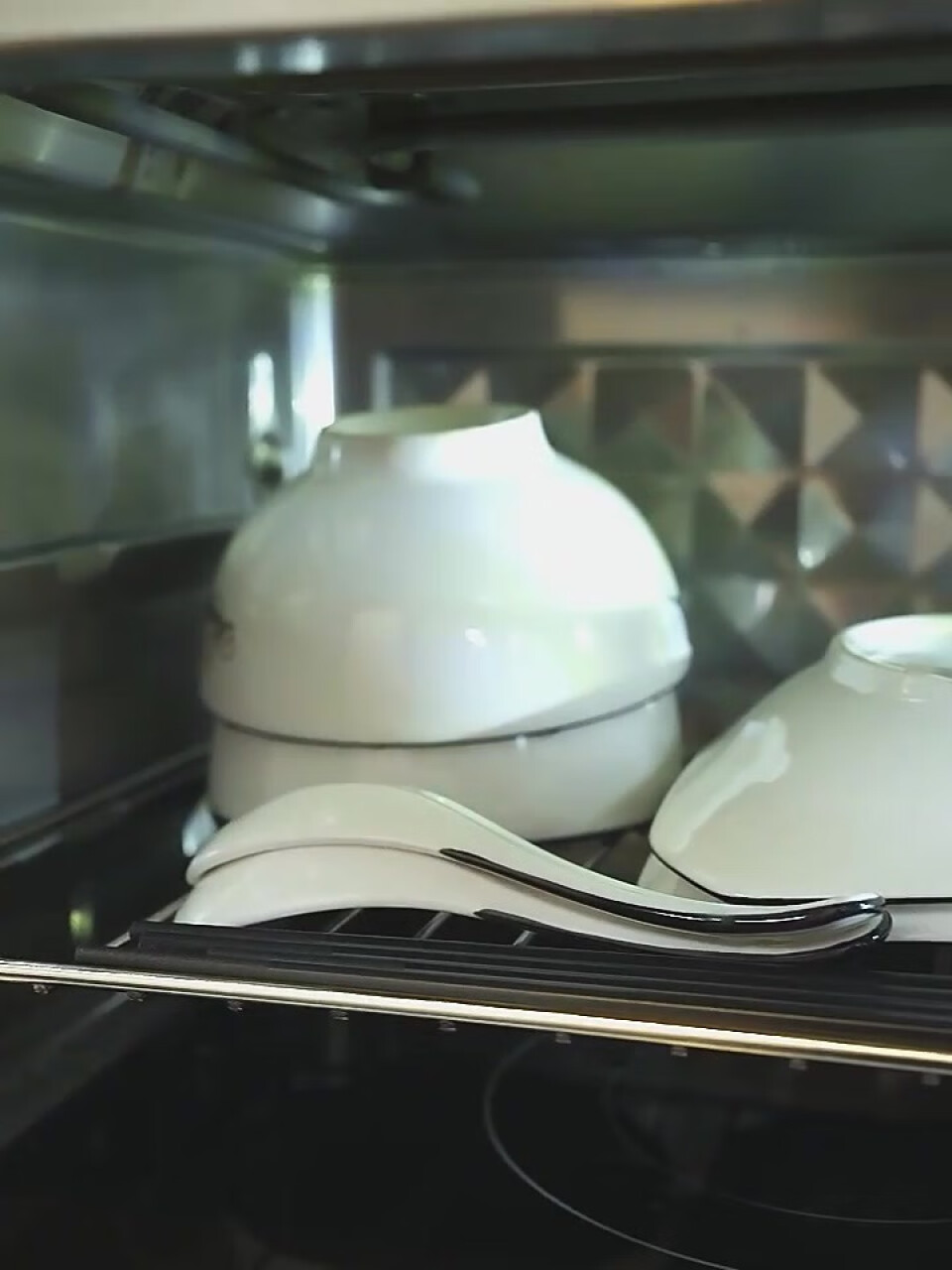 美的(Midea) 新品变频 家用微蒸烤一体机 微波炉蒸箱烤箱多功能 智能远程操控 mini微蒸烤 PG2010W（简约白）(midea微波炉),第5张