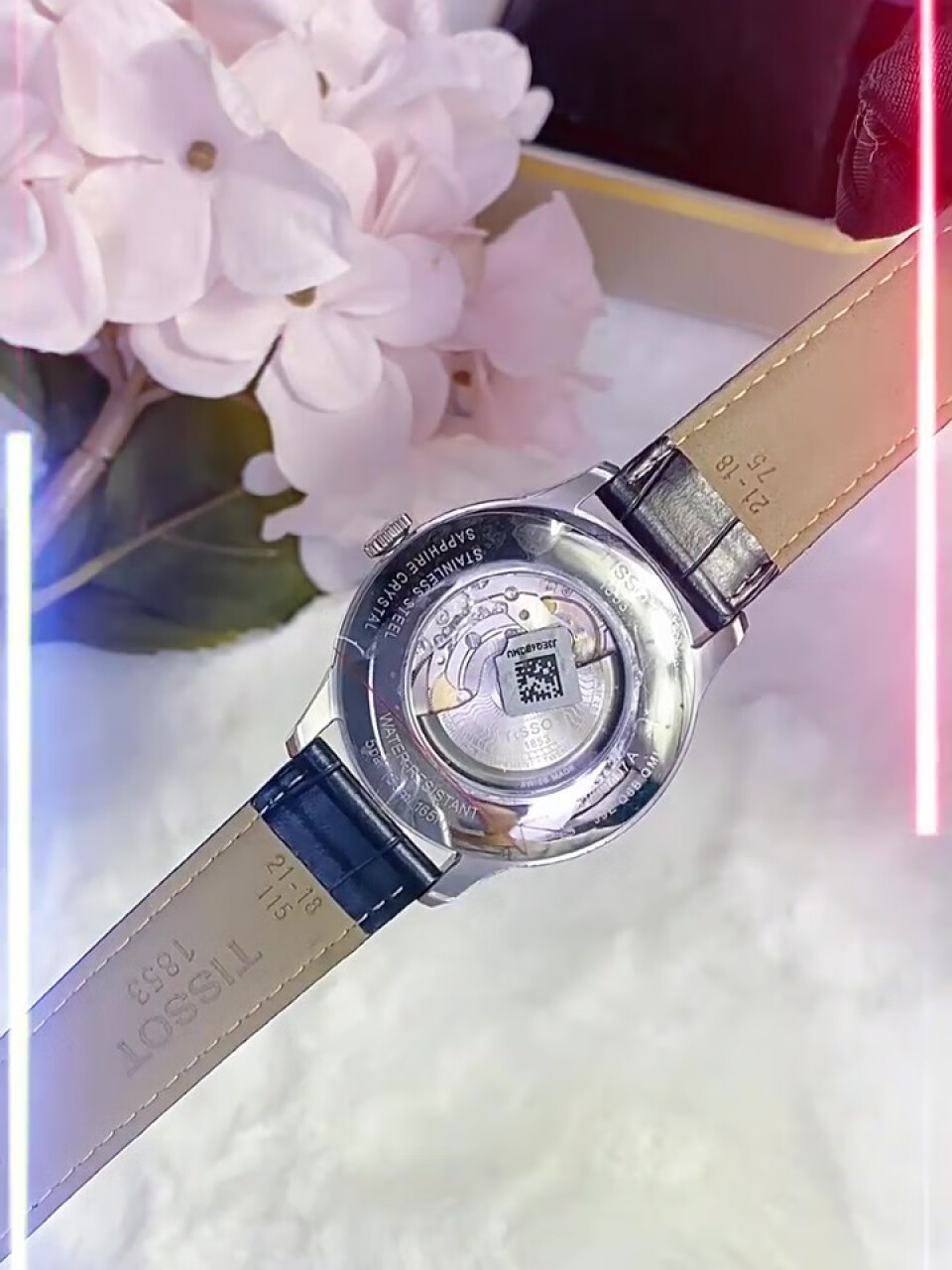 天梭（TISSOT）】瑞士 杜鲁尔系列时尚自动【品牌授权】 蓝盘钢带 T099.407.11.048.00,第4张