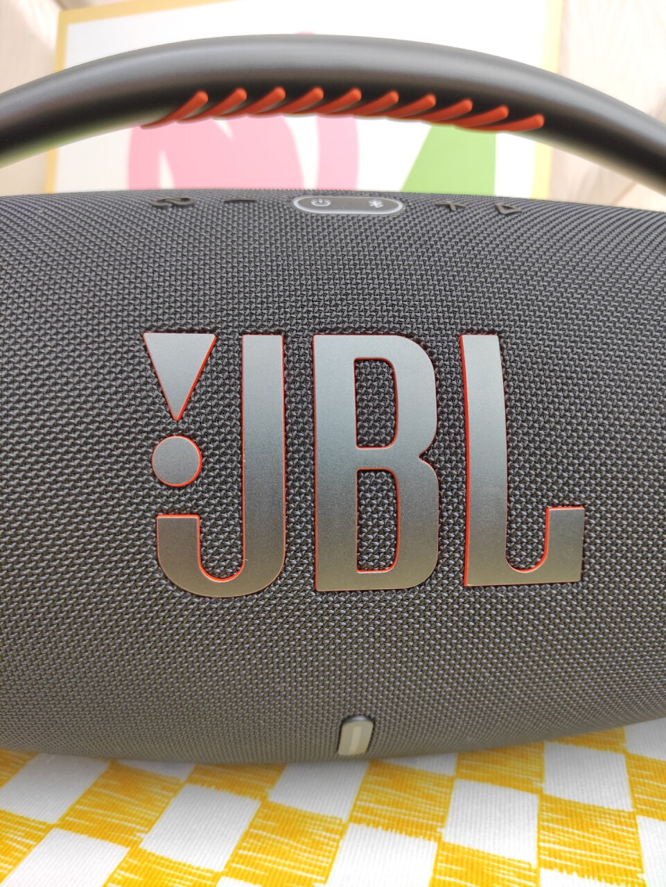 JBL BOOMBOX3 音乐战神三代3代便携式蓝牙音箱 低音炮 户外音箱 IP67防尘防水 Hifi音质 桌面音响 黑色,第4张