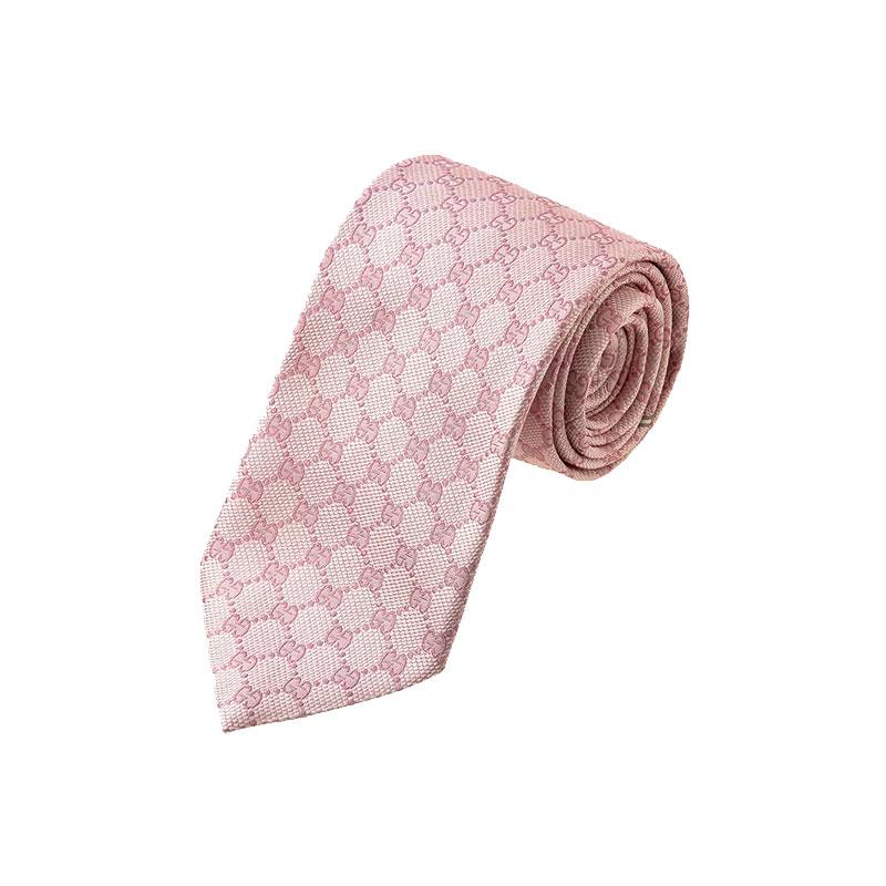 【日本直邮】GUCCI古驰男士提花粉色优雅领带G009Z4565224B0025900