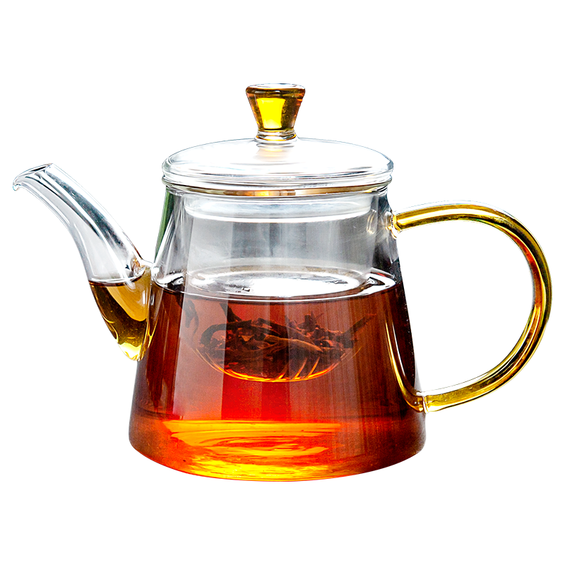雅集泡茶壶 大容量耐热玻璃茶壶 茶水分离泡茶壶 750ml