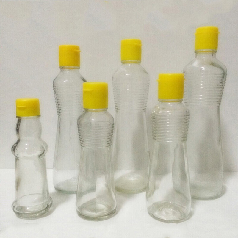 装香油的空瓶玻璃瓶麻油香油瓶酱油醋瓶100毫升到500毫升D 500毫升1斤装