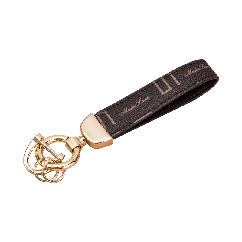 马莎兰缇（MashaLanti）女士钥匙包潮牌情侣钥匙链挂件多功能汽车钥匙扣生日礼物 J1056 酒红色