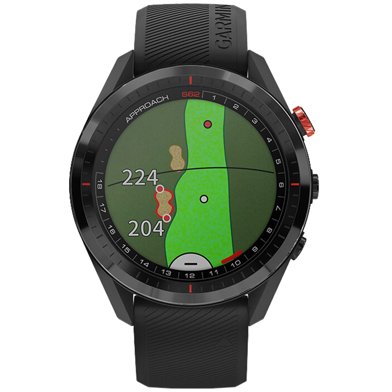 佳明（GARMIN）ApproachS62高尔夫户外跑步运动手表脉搏血氧光学心率手表触屏操控陶瓷表圈