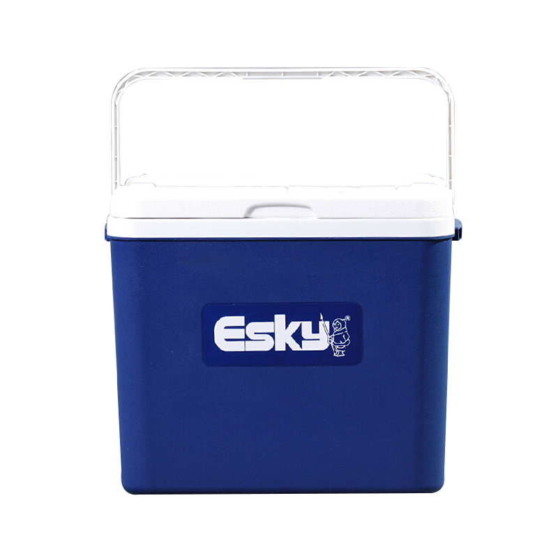爱斯基 ESKY 33L车载家用车用冰块保温箱便携式商用冷藏箱 户外冰桶保鲜箱 附8冰袋