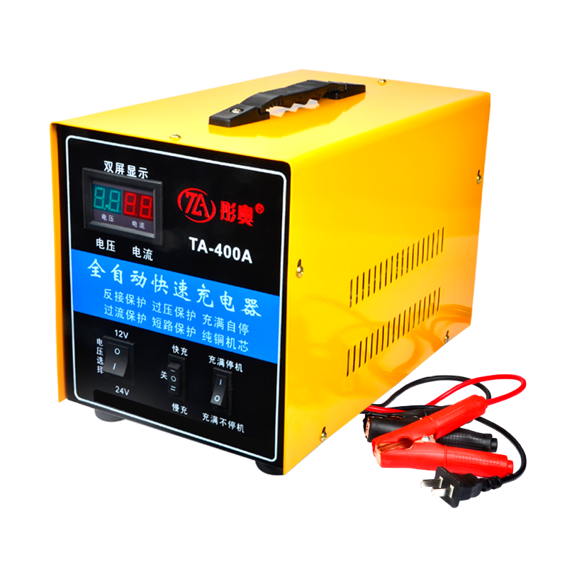 ͮ�� ������ƿ�����12V24V��С�γ�����������������س��� TA-400A��ͭ���ٳ����