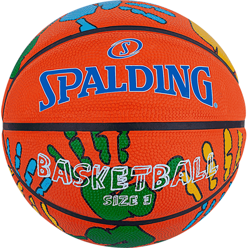 斯伯丁Spalding儿童3号橡胶篮球小学生幼儿园玩具皮球小篮球65-133Y橙色