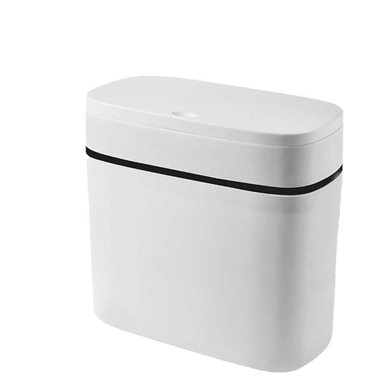 雅高 垃圾桶 家用按压分类垃圾桶12L 厨房客厅卧室卫生间厕所带盖夹缝筒纸篓