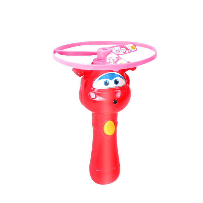 超级飞侠竹蜻蜓儿童玩具飞盘飞碟户外弹射飞行玩具 男孩女孩儿童玩具生日礼物亲子互动神器 