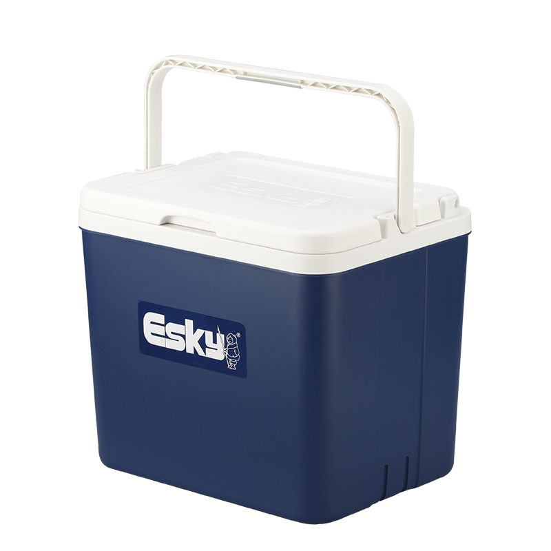 爱斯基 ESKY 26L白盖车载家用外卖保温箱冷藏箱 便携户外小冰箱保鲜箱 钓鱼专用箱 附8冰袋