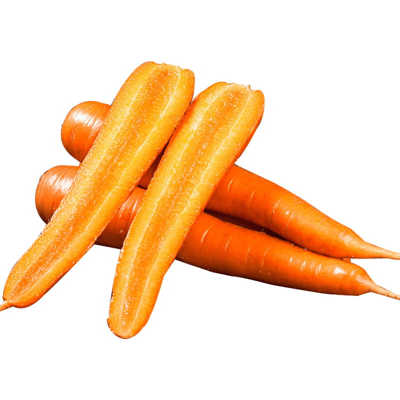 胡萝卜新鲜5斤水果萝卜甜脆生吃红心罗卜红皮农家蔬菜现挖带泥10