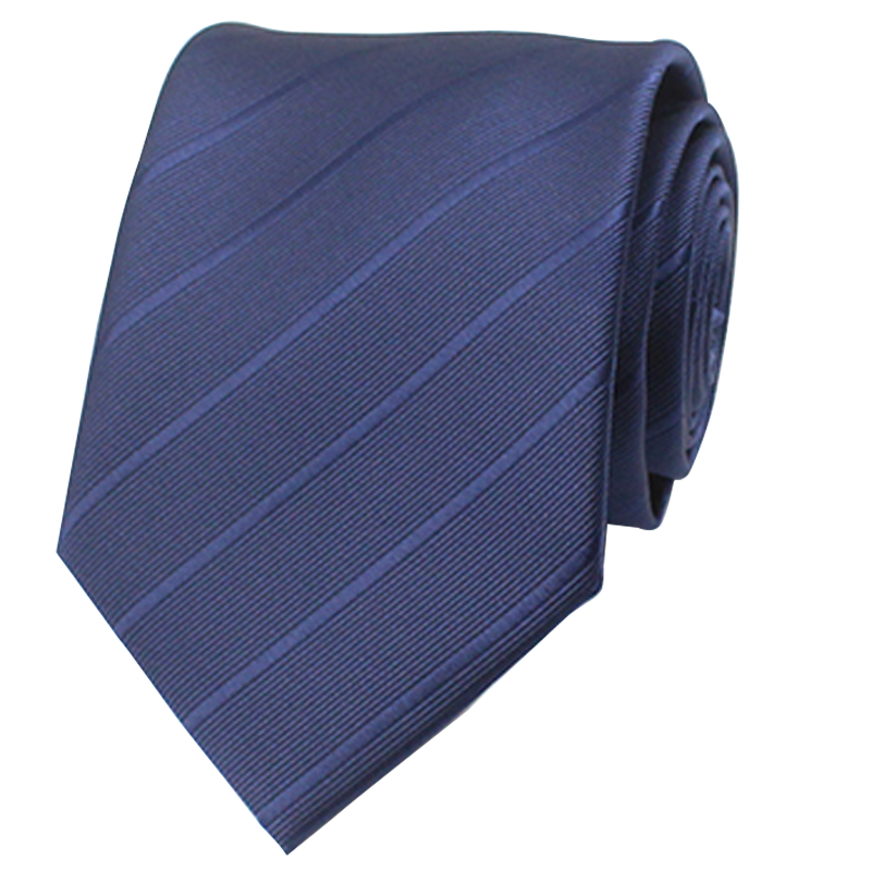 GLO-STORY 手打领带男  8CM正装男士时尚服饰配件西装商务领带礼盒装 MLD934003 蓝色暗条纹(手打升级款）
