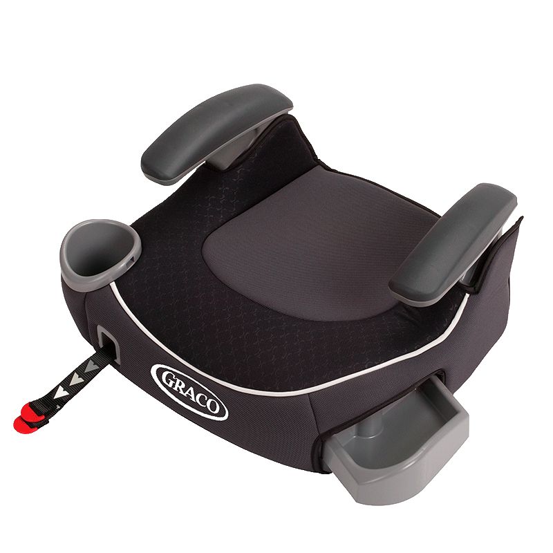 美国原版GRACO葛莱儿童安全座椅宝宝汽车用增高坐垫4-12岁bb车载便携简易安装ISOFIX连接通用 黑色