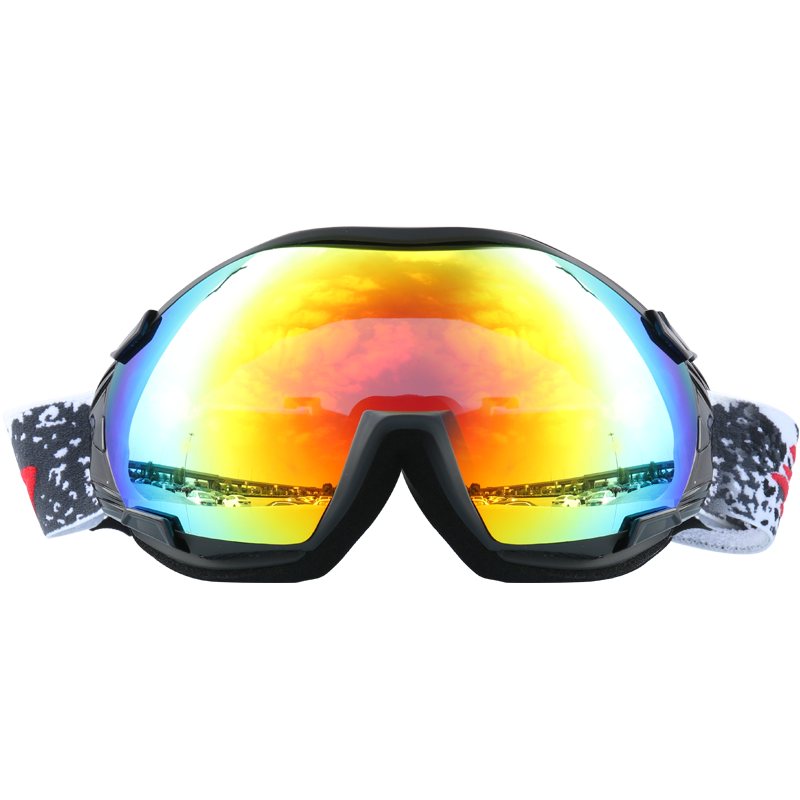 BASTO邦士度滑雪镜双层球面防雾镜片 超清晰大视野 防风防雾防冲击防紫外线 滑雪眼镜 SG1313
