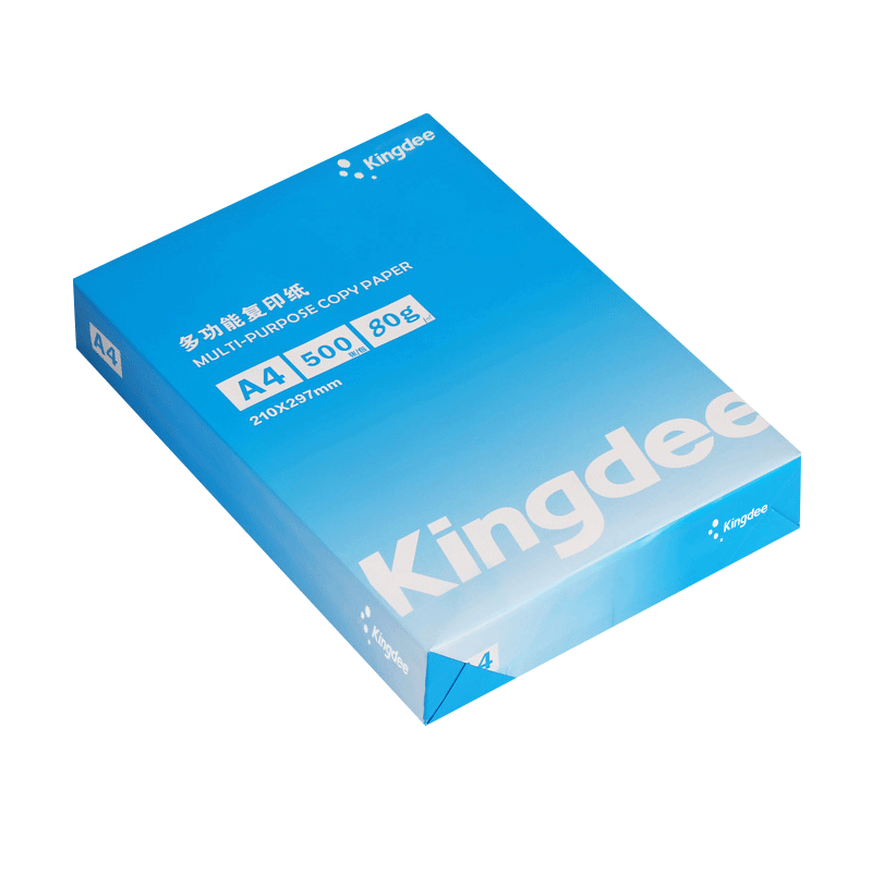 金蝶 kingdee A4打印纸 复印纸 210*297mm 80g空白凭证打印纸 500张/包
