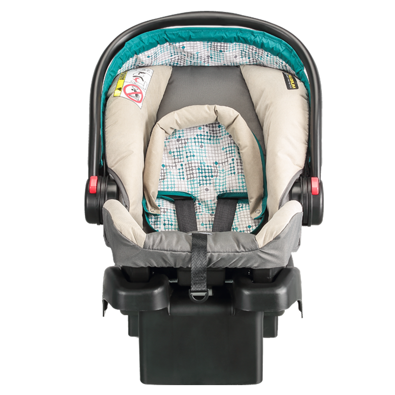 美国GRACO葛莱提篮式婴儿安全座椅 新生婴儿车载安全提篮0-12个月可搭配婴儿推车 舒尔系列 薄荷绿