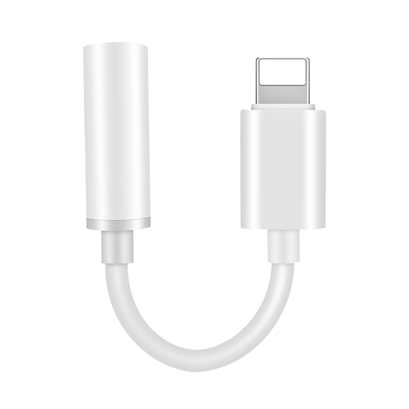 斯泰克 苹果耳机转接头转换器适用于iPhone13/12/11ProXsMax/XR/8plus音频转换线 Lightning转3.5mm接口