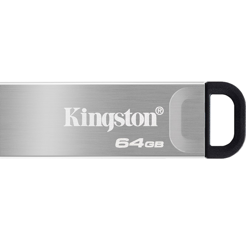金士顿（Kingston）64GB USB 3.2 Gen 1 U盘 DTKN  金属外壳 读速200MB/s