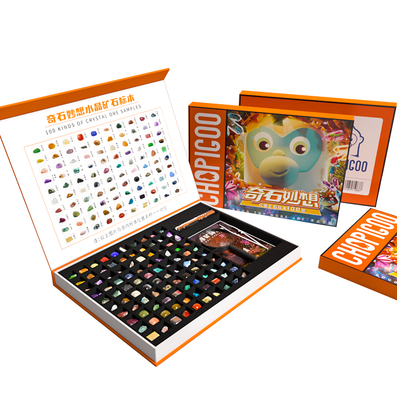 ��Ƥ�ȶ�ͯ��ʯ�걾100����ʯ���뱦ʯͷ���������Ů������ʥ�������� 527.6Ԫ��4��(��131.9Ԫ/��)