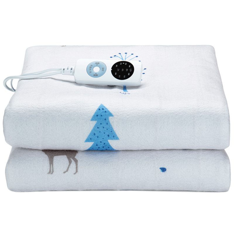 荣事达电热毯双人（长1.8米宽1.5米）除螨电褥子智能双温双控排潮除湿自动断电暖炕板电毯子